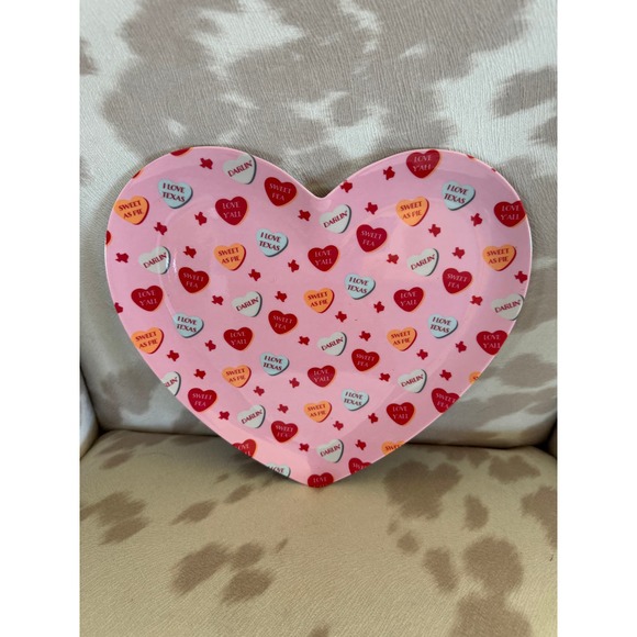 HEB Destination Holiday Conversation Hearts Tray Texas There - Picture 1 of 2